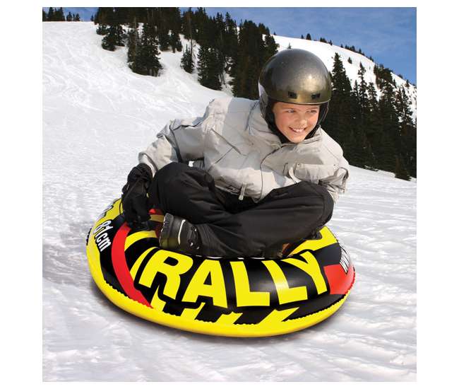 Sportsstuff Rally Inflatable 32-Inch Snow Tube with 2 Grab Handles