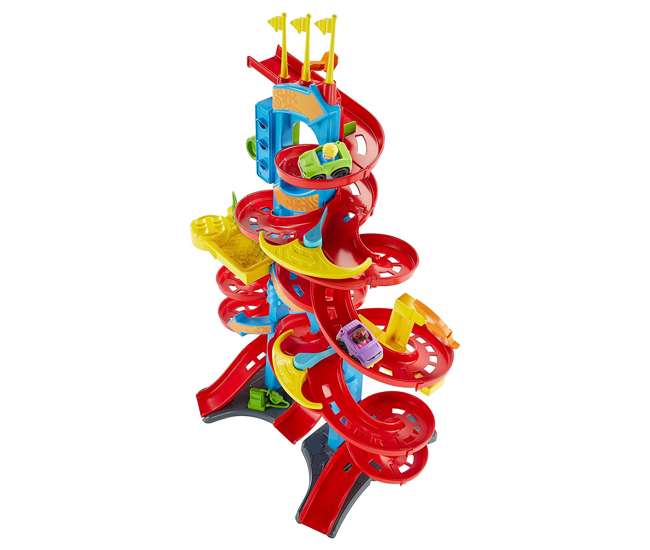 GGD39 Fisher-Price Little People Take Turns Skyway 3 Foot Tall Kid's Racer Toy Playset