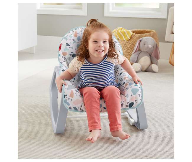GKH64 Fisher Price GKH64 Infant to Toddler Portable Baby Seat Rocker, Pacific Pebble