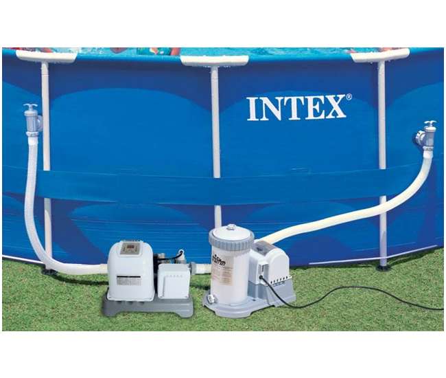 INTEX 2500 GPH Krystal Clear Pool Filter Pump w// Timer 56633E