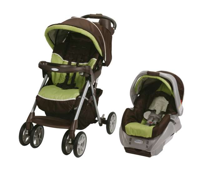 graco green stroller