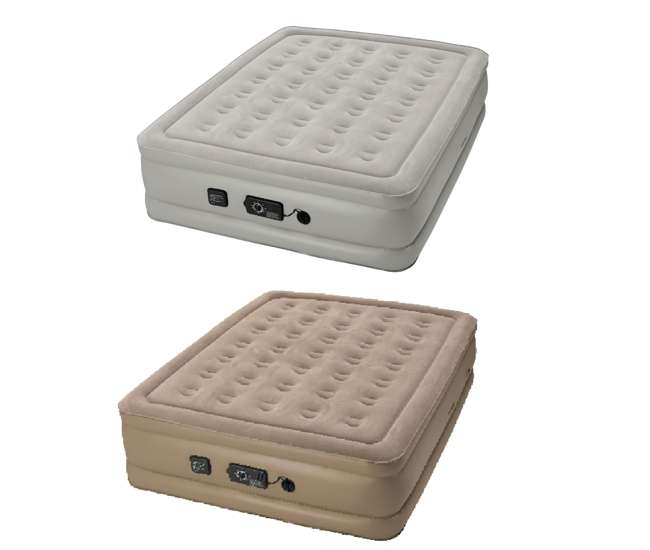 Insta Bed Raised Queen Air Mattress, Insta Bed Raised Queen Airbed With Neverflat Pump