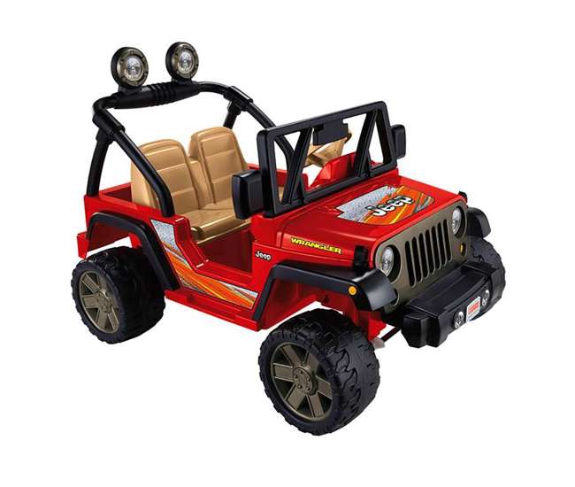 red power wheels car