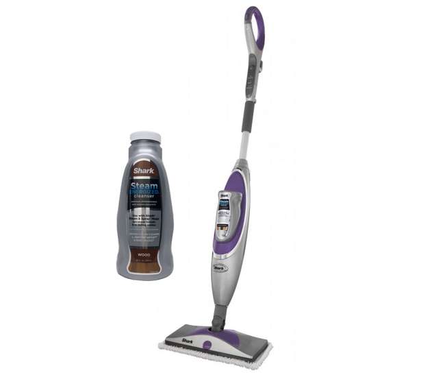 Shark Steam And Spray Steamer With Wood Floor Cleanser Sk460