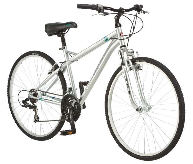 men's schwinn network 1.0 700c hybrid commuter bike
