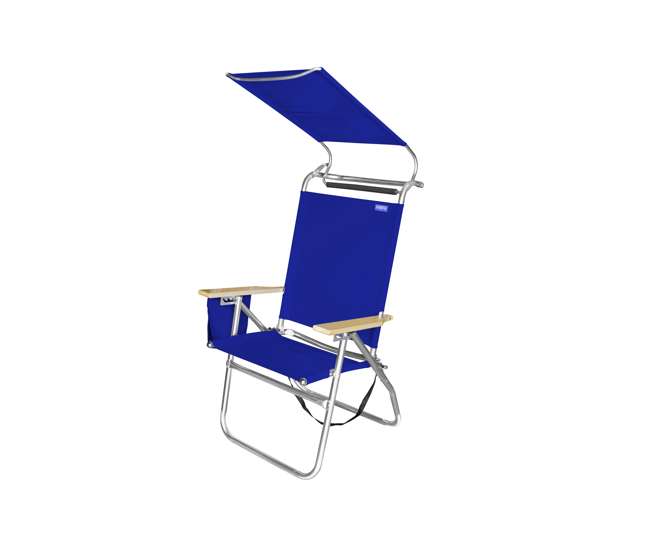 folding lounge chair with canopy
