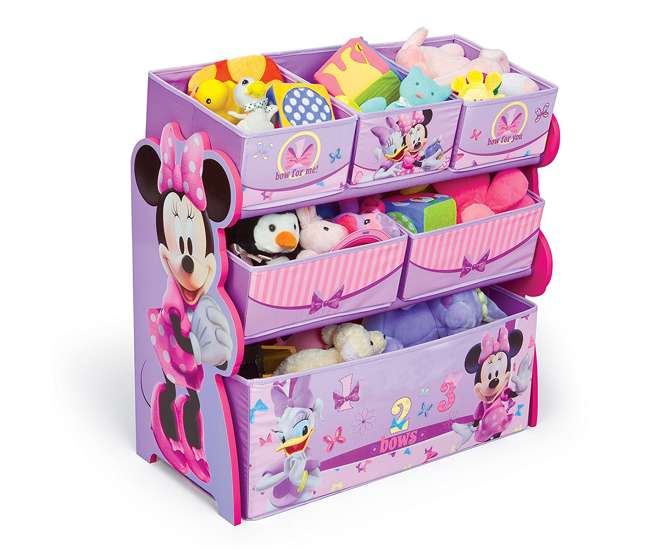 minnie mouse wooden toy box