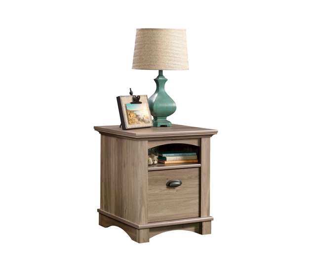 Sauder Harbor View End Table Salt Oak Sf 420330