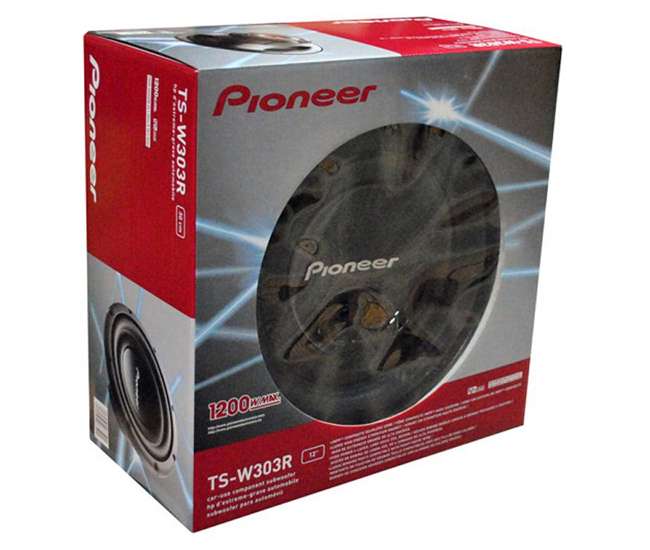 pioneer subwoofer 12 inch 1200w