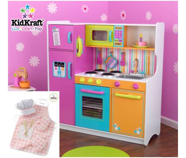 kidkraft deluxe big and bright kitchen