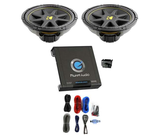 10 inch kicker sub and amp combo