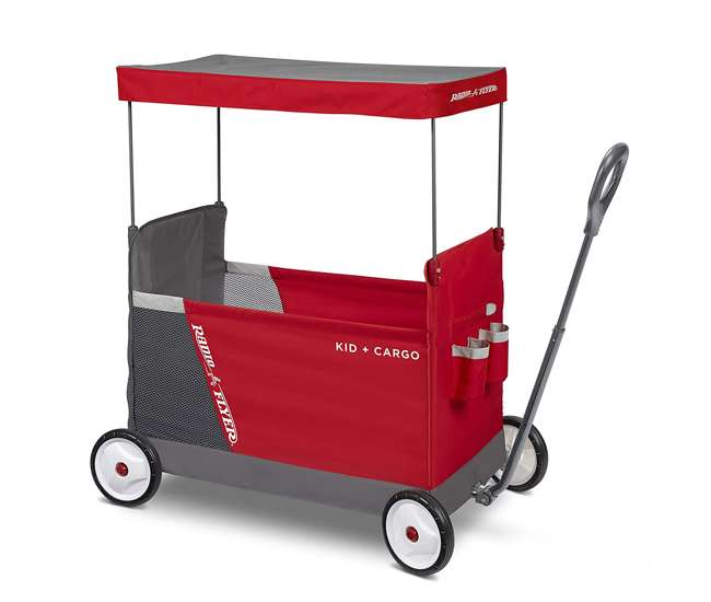 folding wagon with canopy and seats