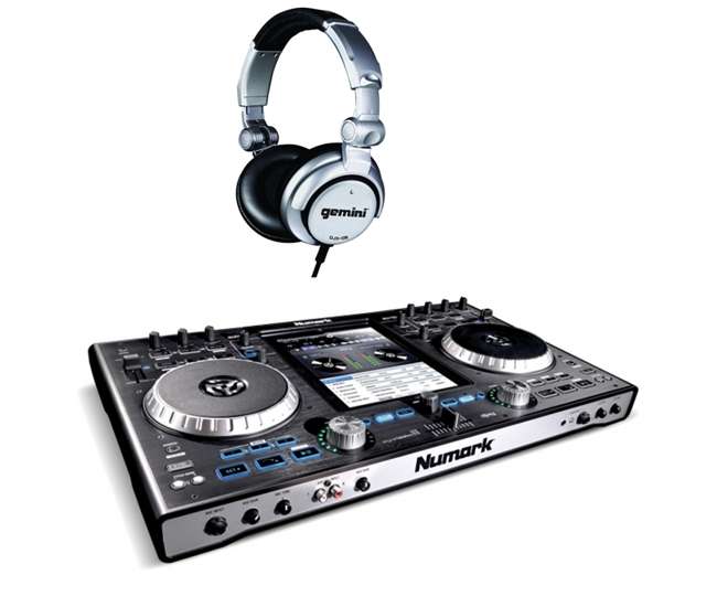 Numark Idj Pro 2 Channel Premium Wireless Dj Controller For Ipad Gemini Djx 05 Headphones