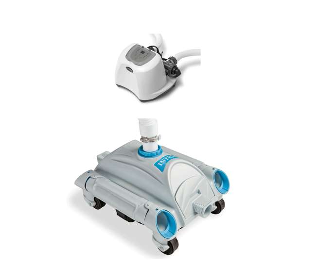 eg e Intex Krystal Clear Saltwater Pool Chlorinator And Intex Automatic Pool Vacuum