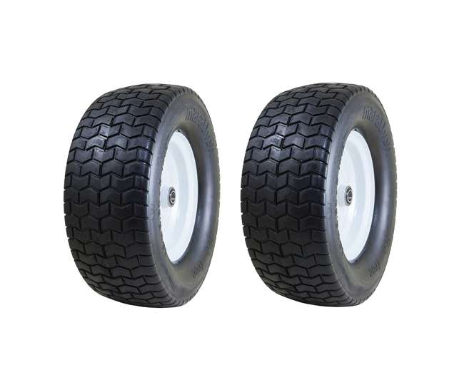 Flat Free Mower Tires
 - Marathon 16 X 6 50 8 3 Inch Hub Flat Free Mower Tire 2 Pack Mrtn 30454p