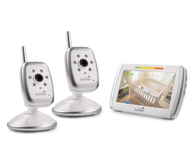 Summer Infant a Wide View 5 Inch Digital Color Lcd Video Monitor Two Cameras a