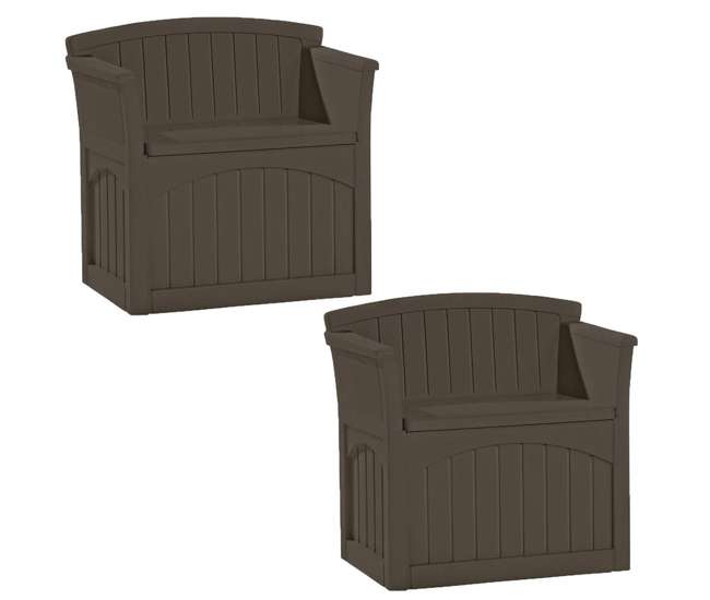 Suncast 31 Gallon Patio Seat Outdoor, Suncast Outdoor Storage Bench