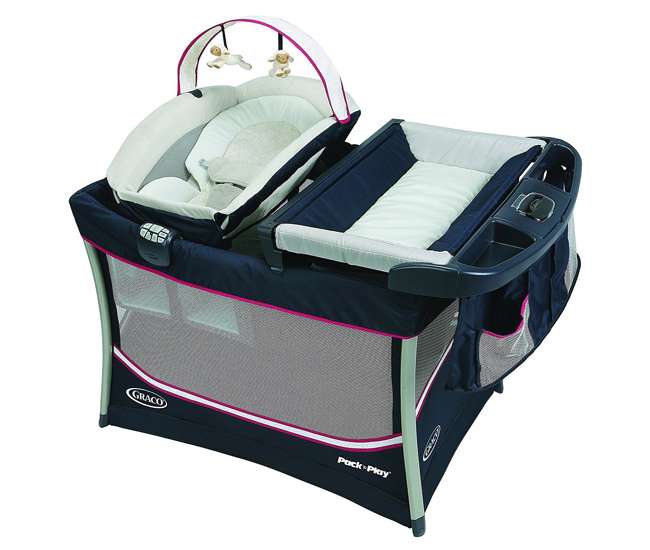 graco playpen with bassinet and changing table