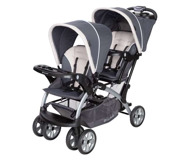 sit n stand double stroller