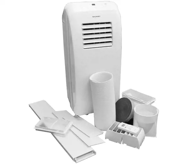 Sharp Cv10ctx White Portable Electric Air Conditioner Refurbished 10 000 Btu