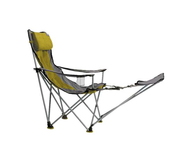 folding chair with footrest
