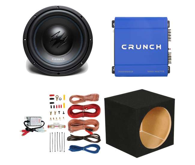 10 inch subwoofer and amp