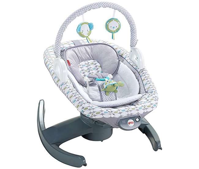 rock and glide baby swing