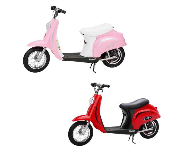 pink electric scooter