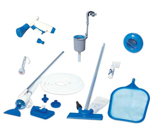 Bestway Above Ground Pool Cleaning Vacuum Maintenance Accessories Set Kit