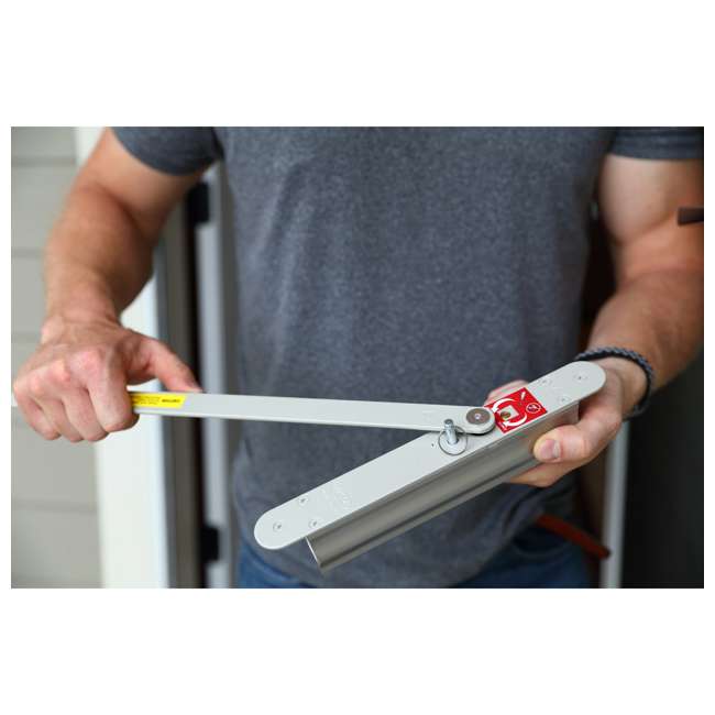 Larson Left Hinged 36 Inch Storm Door Nickel Handleset