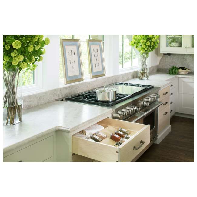 Rev A Shelf 18 Inch Wood Spice Drawer Insert Natural Maple 4sdi 18