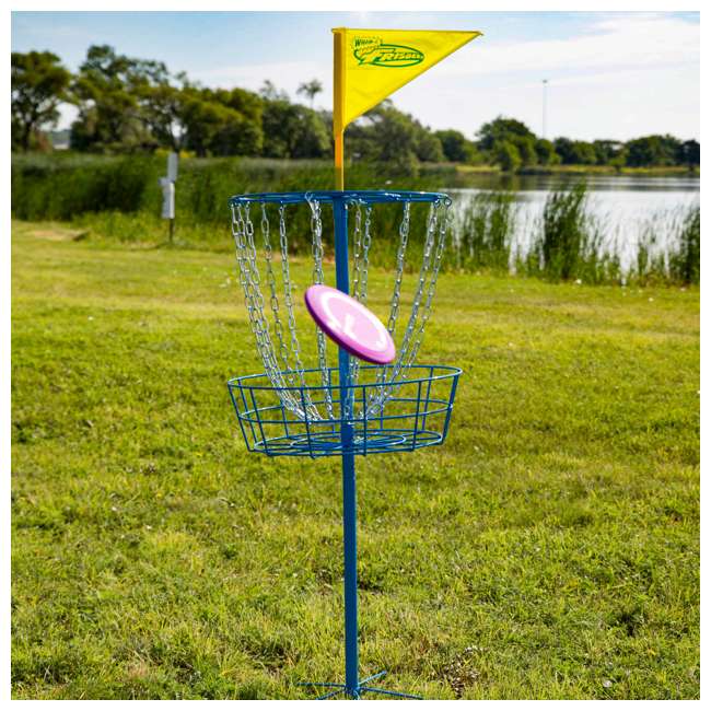 WhamO Official Frisbee Disc Golf Set, Blue 53311