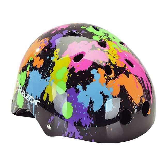 Razor V11 Splatter Children's Multi-Sport Bike Helmet : 97913