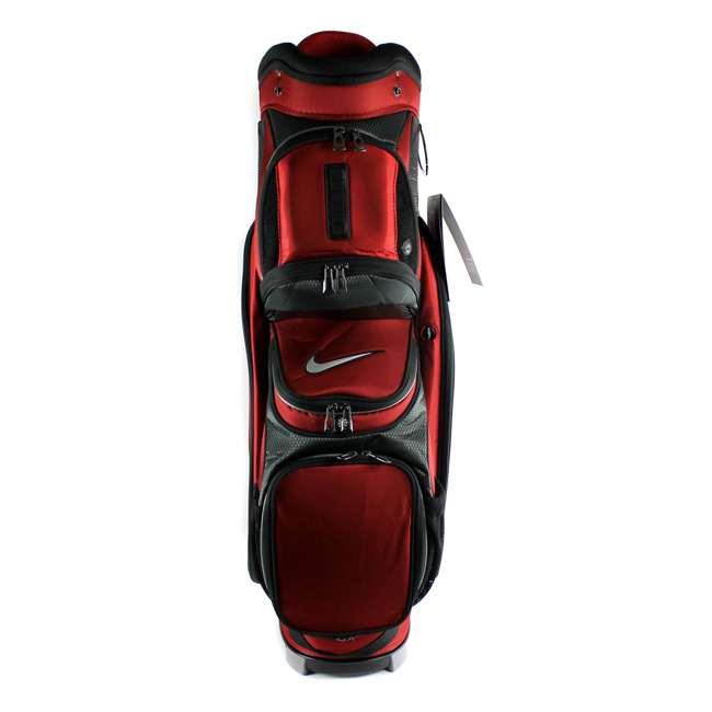 Nike M9 Golf Bag Adult Cart Style Bag 14 Way Top Divider Red Color BG0218601