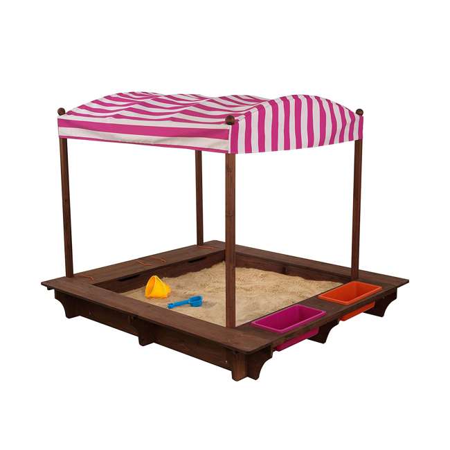 Kidkraft Outdoor Play Cabana Sandbox With Canopy Kdk 00508