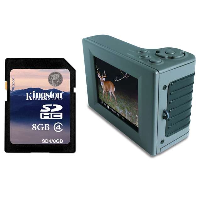 Moultrie Picture Viewer Digital Hand-Held 2.8-Inch LCD Display + 8GB SD ...