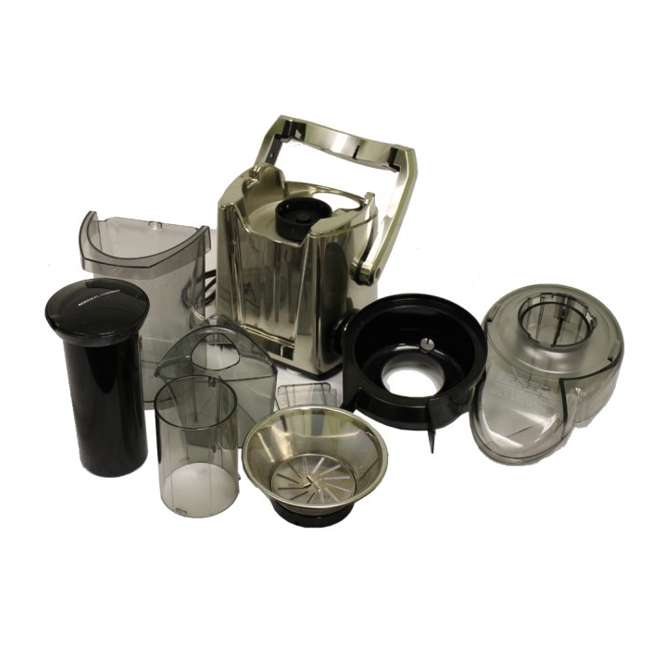 Juiceman Jr Juicer Chrome JM400 (Refurbished) JM400RB