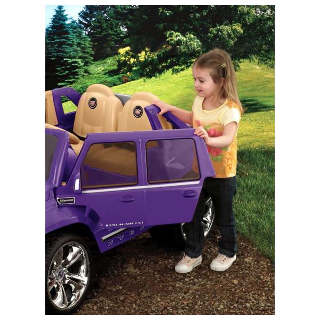 Power Wheels Cadillac Escalade 12V Electric RideOn Purple X3419