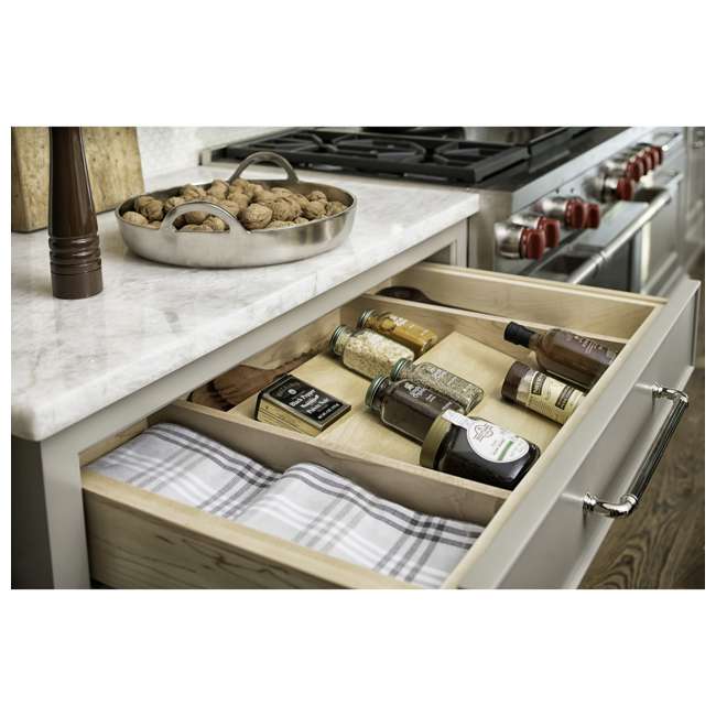 Rev A Shelf 18 Inch Wood Spice Drawer Insert Natural Maple 4sdi 18