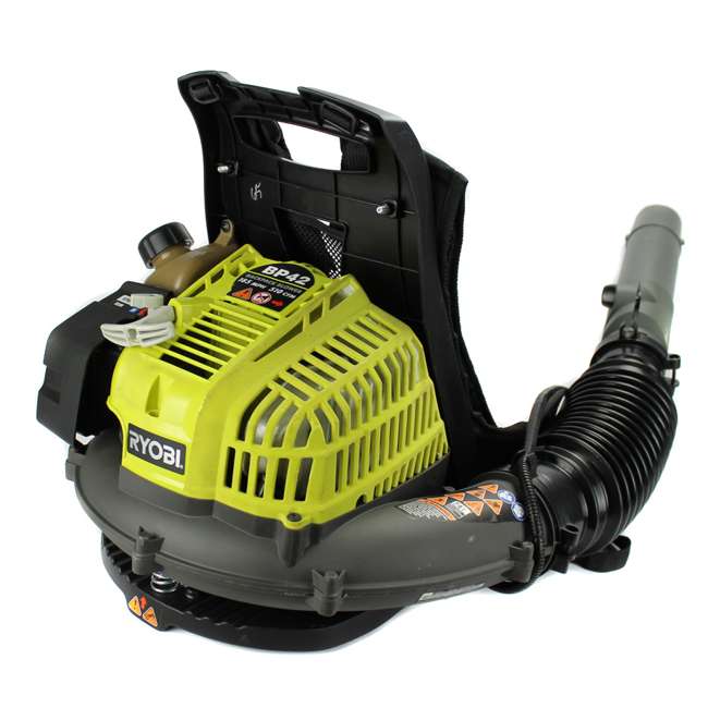 Ryobi RY08420 42cc Gas Powered 2Cycle Backpack Leaf Blower 185 mph
