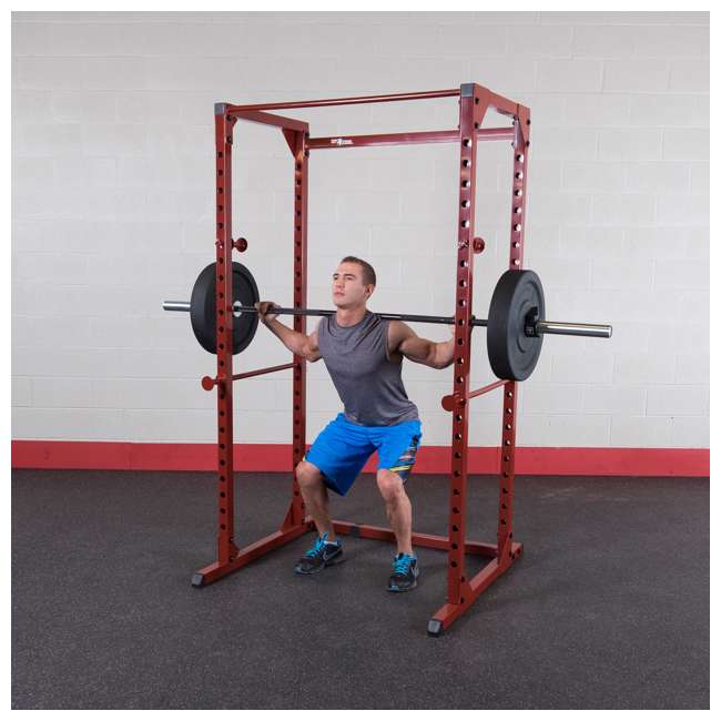 Body Solid Home Gym Workout Weight Lifting Power Rack