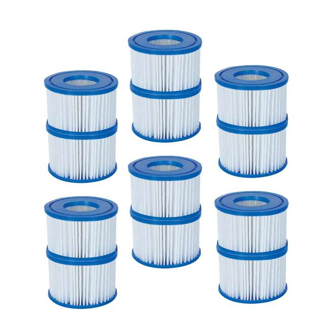 Coleman 6 Person Inflatable Hot Tub + Entertainment Center + 6 Filters