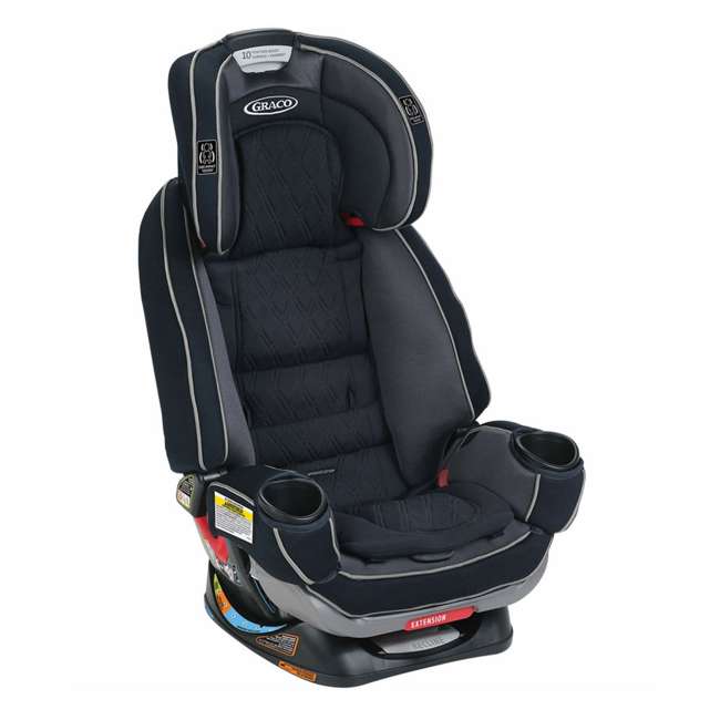 Graco 4Ever Extend2Fit Platinum 4 in 1 Convertible Car Seat, Ottlie