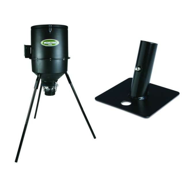 Moultrie Easy Fill 30 Gallon Tripod Deer Feeder 3 Metal Tripod