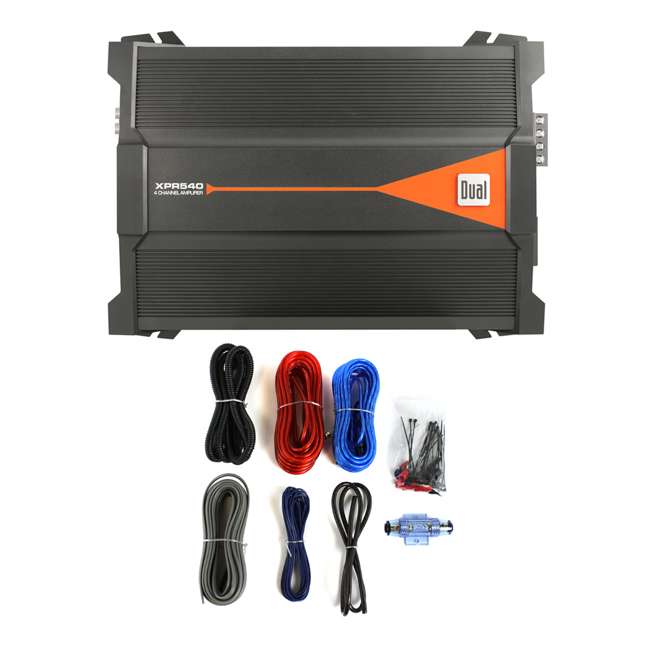 Dual XPR540 1200W 4Channel Class A/B Power Amplifier + Amp Kit