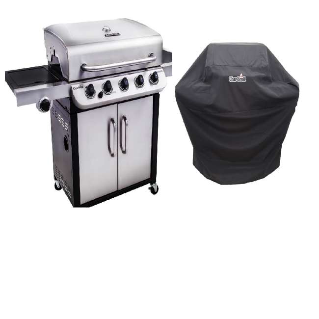 CharBroil Performance 5 Burner Gas Grill + CharBroil Performance 5