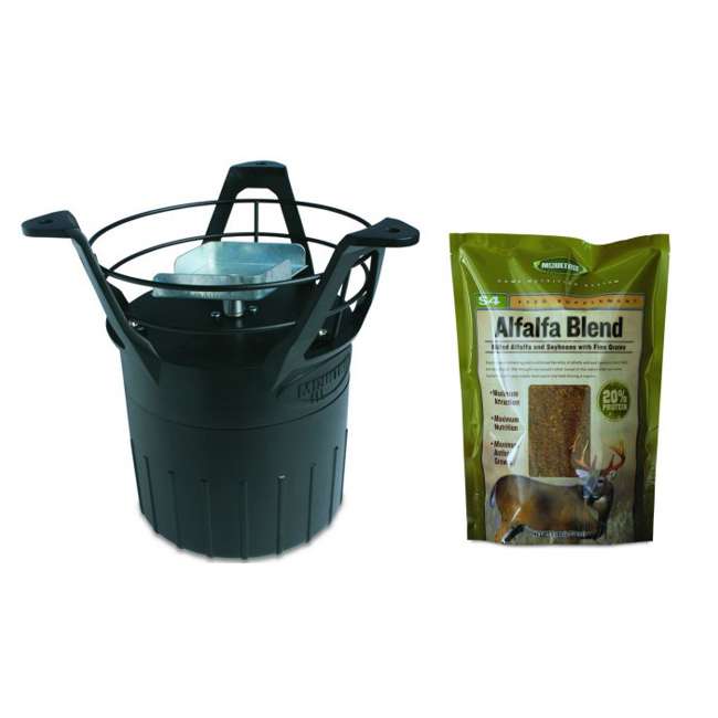 New Moultrie Feeders Pro Hunter Game Deer Feeder Kit Alfalfa