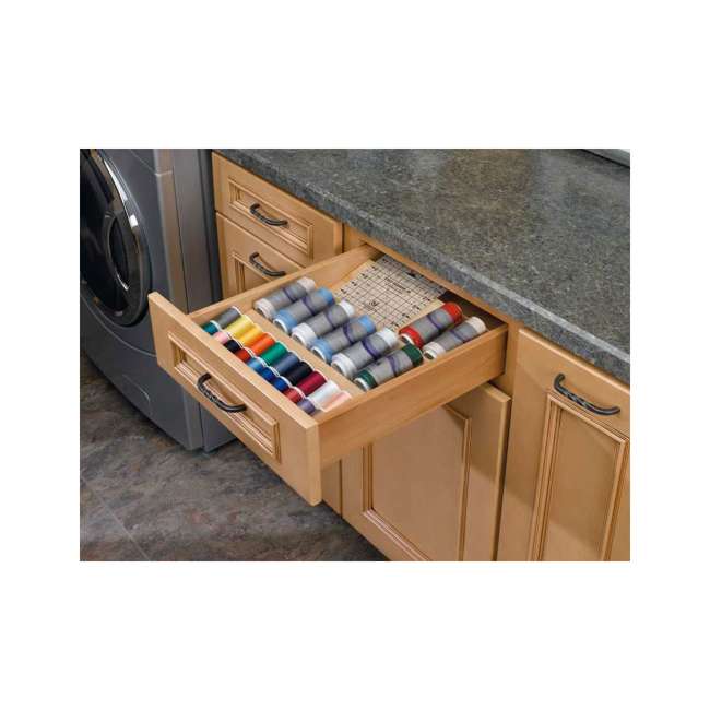 Rev A Shelf 18 Inch Wood Spice Drawer Insert Natural Maple 4sdi 18
