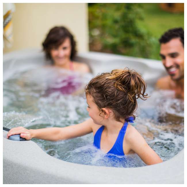 Aquaterra Benicia PlugIn 4Person Hot Tub Spa (Certified Refurbished