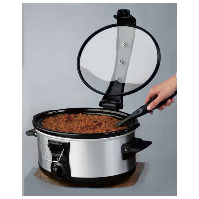 Hamilton Beach Stay or Go Portable, Slow Cooker 6Quart 33461